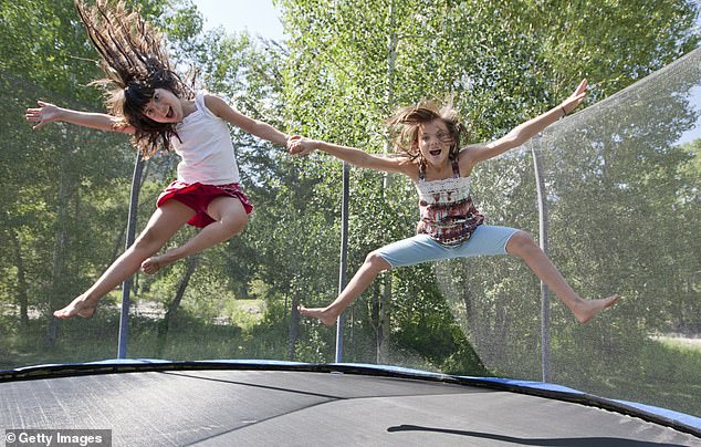 While many see trampolines as a joyous way to burn off some energy, ER doctors see the bouncy piece of equipment as a 'broken-bone factory'