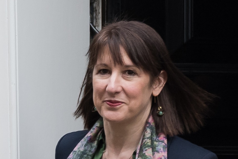 Rachel Reeves leaving Downing Street after a cabinet meeting.