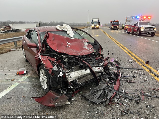 A dangerous ice storm is spreading across the northern US, creating hazardous travel conditions and power outage risks through Thursday. Some vehicle accidents have already been reported in Allen County, Kansas