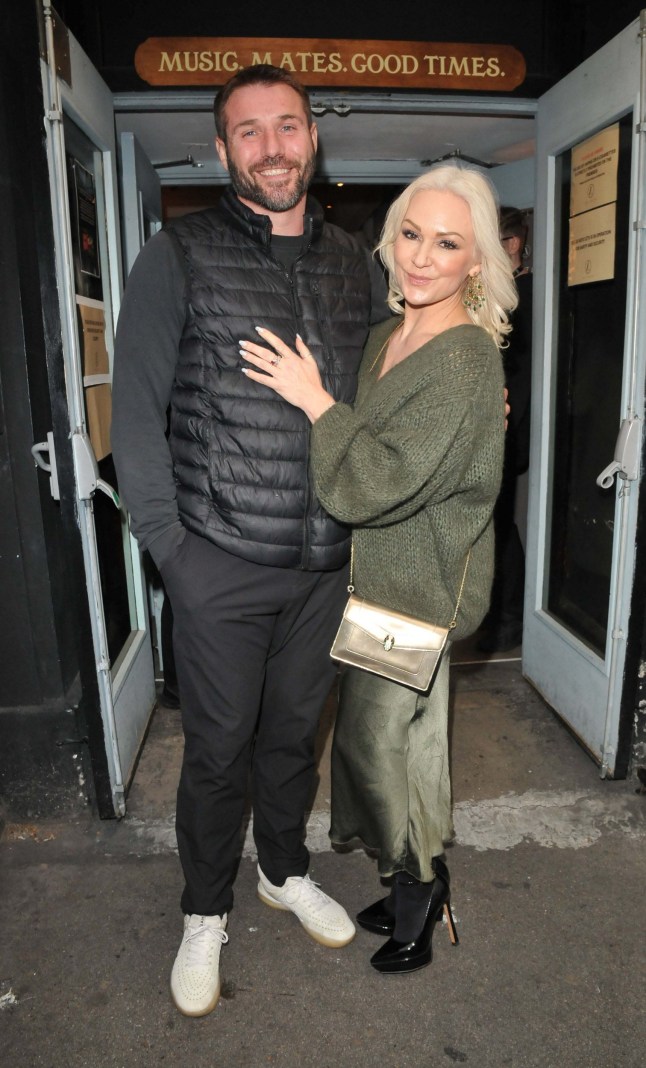Mandatory Credit: Photo by Can Nguyen/REX/Shutterstock (14439706a) Ben Cohen and Kristina Rihanoff 'The Choir of Man' immersive theatre production gala night, London, UK - 17 Apr 2024 "The Choir of Man" immersive theatre production gala night, The Arts Theatre, Great Newport Street