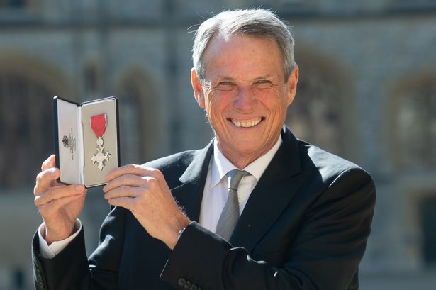 Football legend Alan Hansen was awarded an MBE