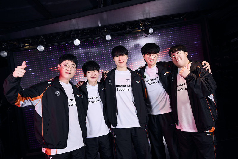 Hanwha Life Esports team in First Stand 2025