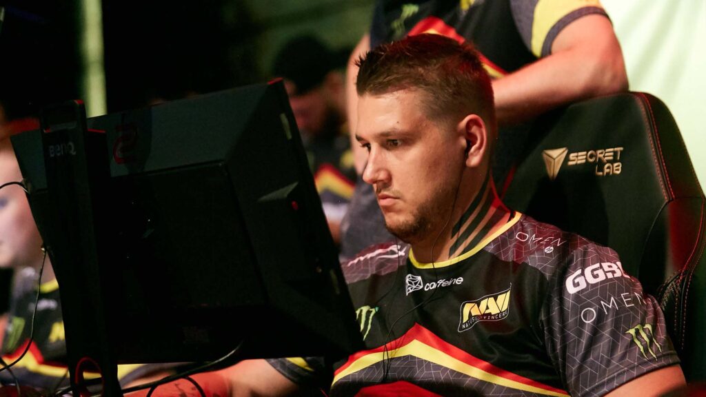 Image of Zeus playing on Counter-Strike Major stage for NAVI