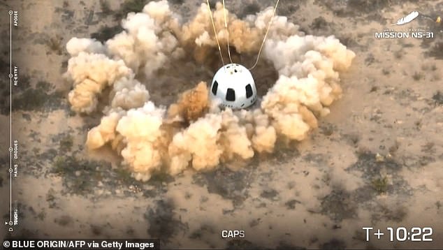 The New Shepard capsule is controlled from the ground and flies autonomously from launch until landing. This means its members can't have performed any actions essential to public safety
