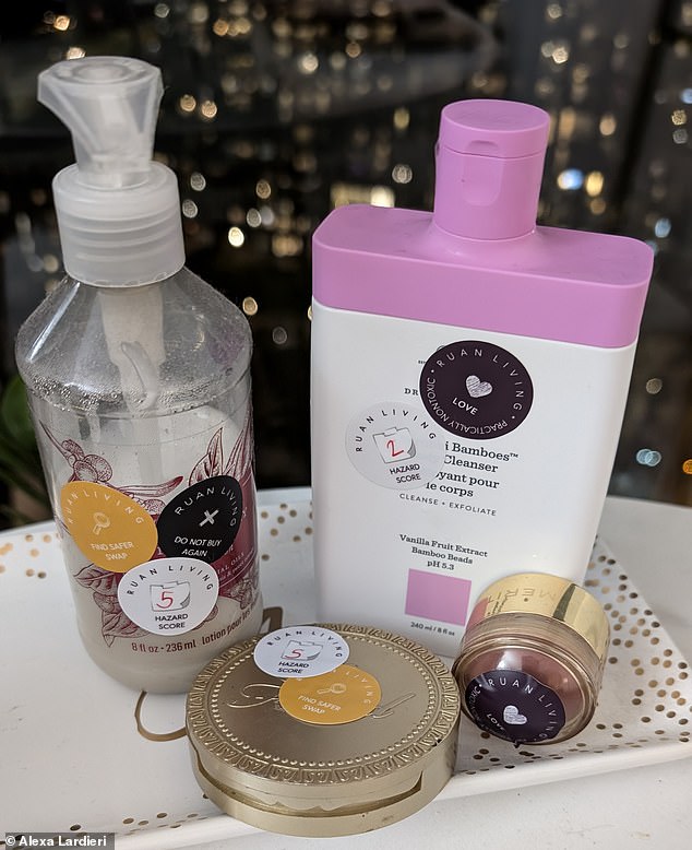 I discovered I needed to swap my hand cream and bronzer, but my blush and body cream were okay