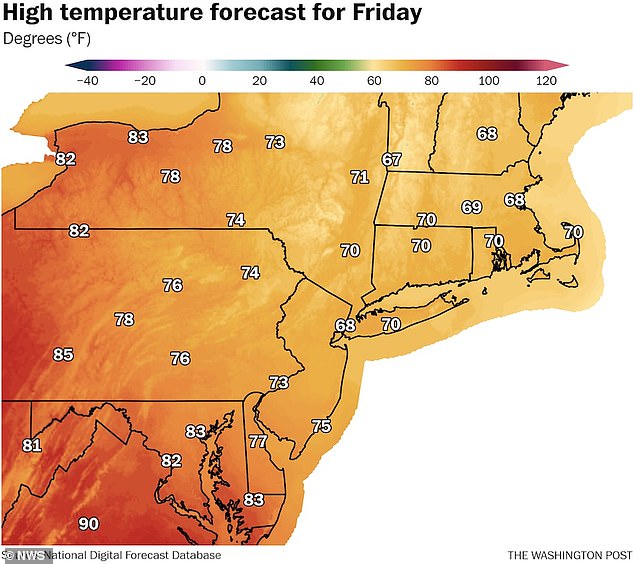 The Ohio Valley is expected to bear the brunt of the remaining heat dome on Friday before more typical summer temperatures settle in over the weekend.