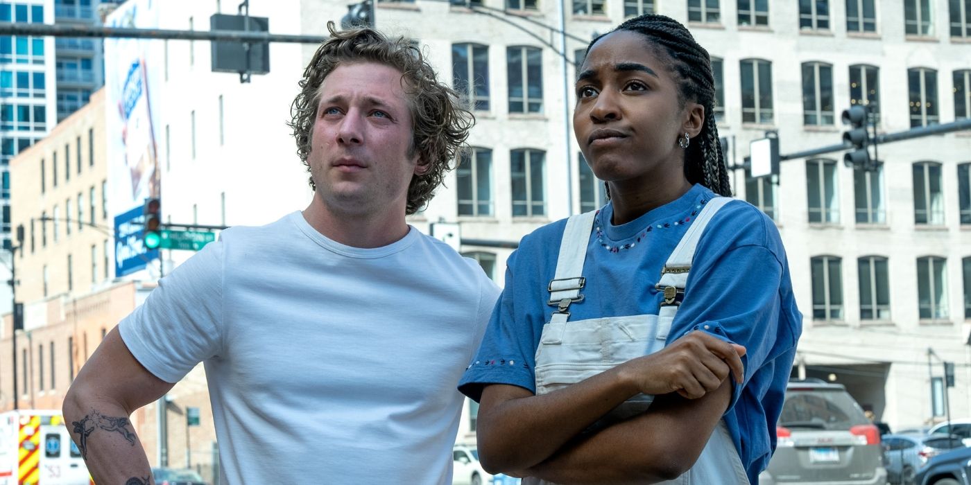 Jeremy Allen White and Ayo Edebiri in 'The Bear'