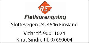 Annonse RS Fjellsprengning