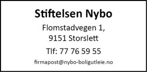 Annonse Stiftelsen Nybo