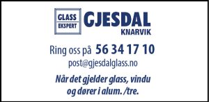 Annonse Gjesdal Knarvik