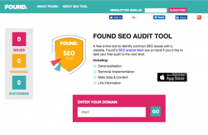 found seo tool