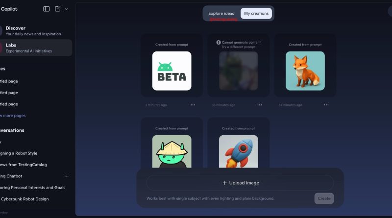 Copilot 3d models
