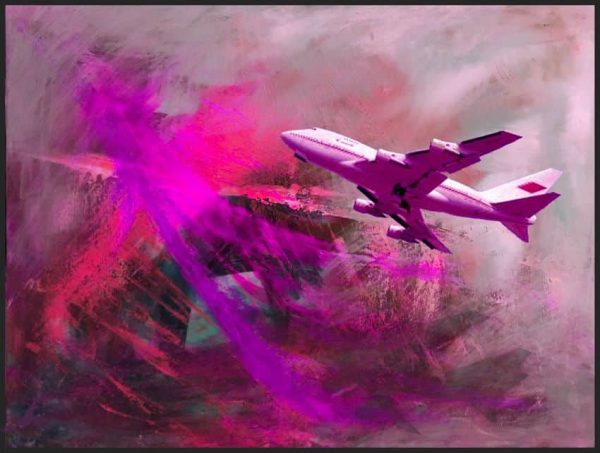 Fly in the magical world | Print på lærred