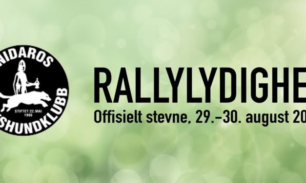 Rallystevne  29-30 august 2020