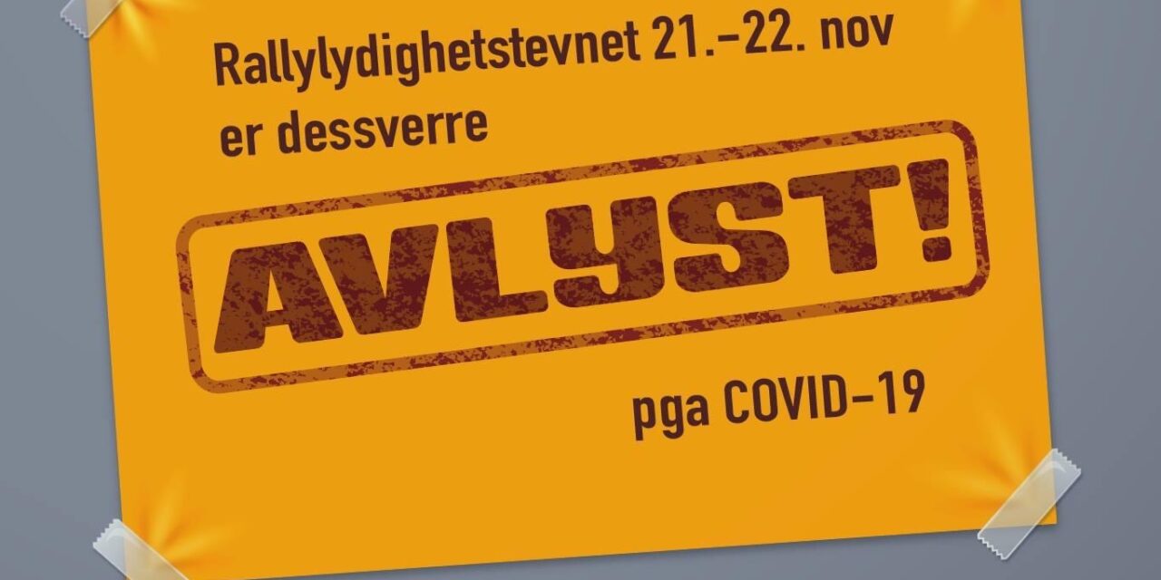 Rallylydighets stevne 21-22 november 2020