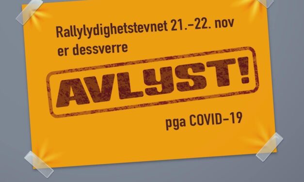 Rallylydighets stevne 21-22 november 2020