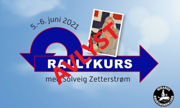 Kurs i rallylydighet med Solveig Zetterstrøm, 5.- 6. juni
