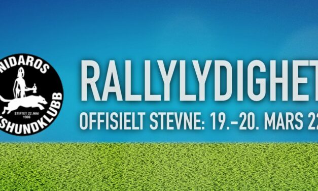 Offisielt stevne i Rallylydighet 19-20 mars 2022, Trondheim hundehall