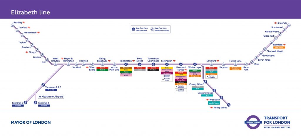 Deze afbeelding heeft een leeg alt-attribuut; de bestandsnaam is elizabeth-line-map-2019-1024x471.jpg