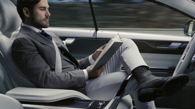 zelfrijdende Volvo auto
