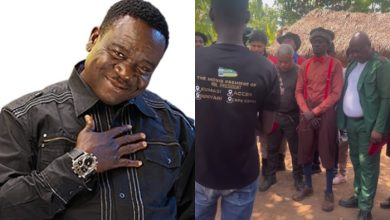 Emotional moment Ramsey Nouah, Victor Osuagwu, others pay respect to late Mr Ibu