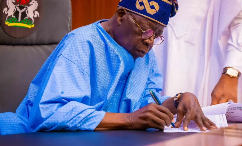 Bola Tinubu signs new minimum wage into law