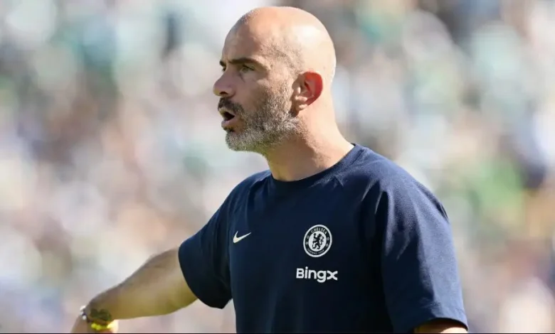 Chelsea manager Enzo Maresca