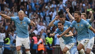 Man City beat Man Utd in community shield