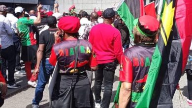 Biafra protesters