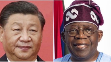 Xi Jinping and Bola Tinubu