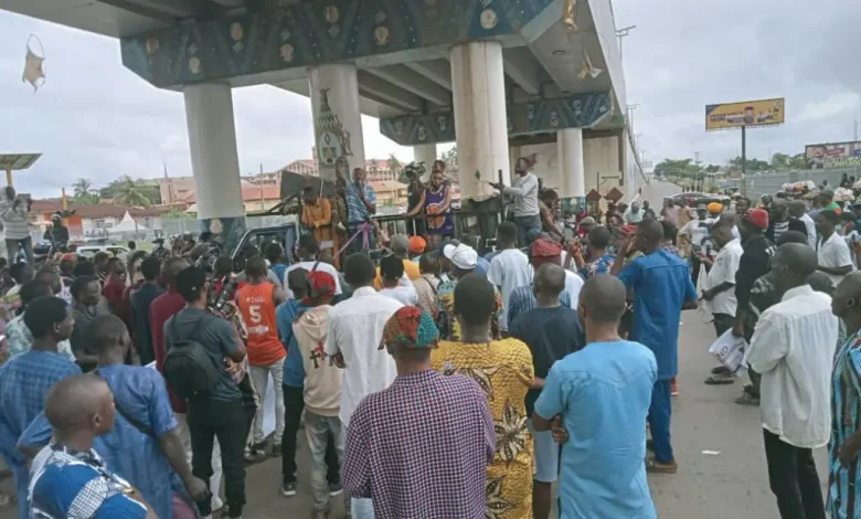 Youths demand end to bad governance protest