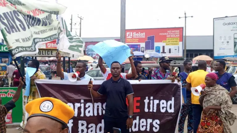 EndBadGovernance protesters