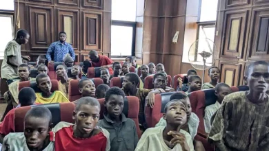 Minors End Bad Governance protesters