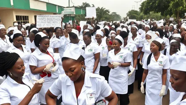 Nurses strike
