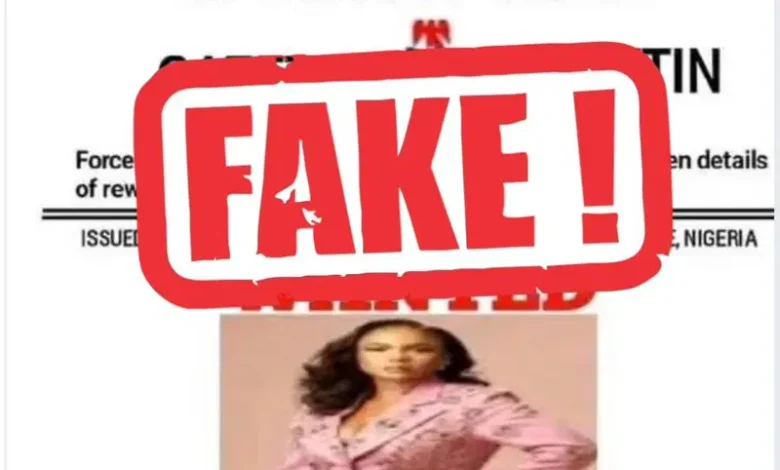 Police debunk viral poster claiming Iyabo Ojo is wanted 1 Nigerians Online News Iyabo Ojo