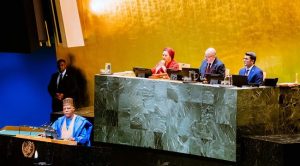 Vice President Kashim Shettima representing President Bola Tinubu at the UN General Assembly