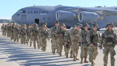 US foot soldiers