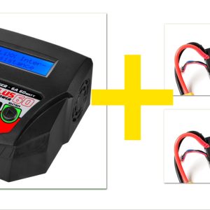 Rc Plus 60W Lader +2x 5400 Mah lipo