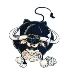 Sticker Stier Attack