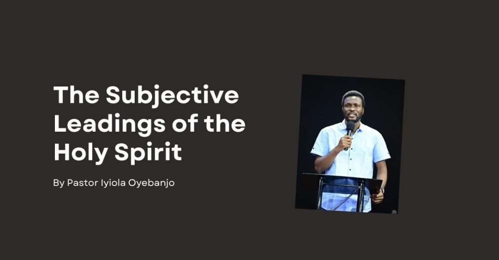 Subjective Leadings of the Holy Spirit Image