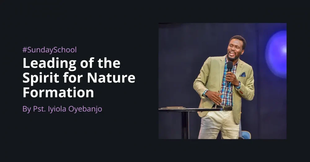 Leading of the Spirit for Nature Formation Image