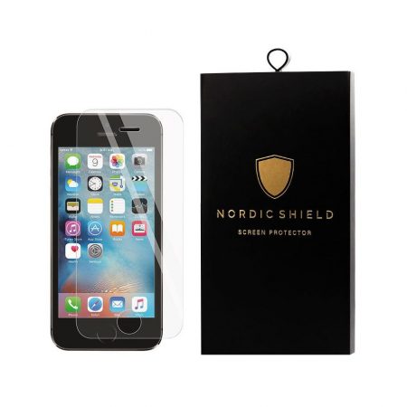 Nordic Shield iPhone 5 standard fit clear panserglas blister
