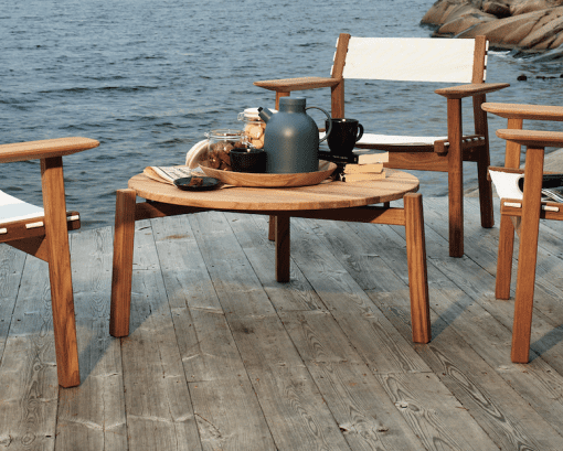 Skargaarden Djurö Lounge Tisch Ø79cm Skargaarden Djurö Lounge Sessel