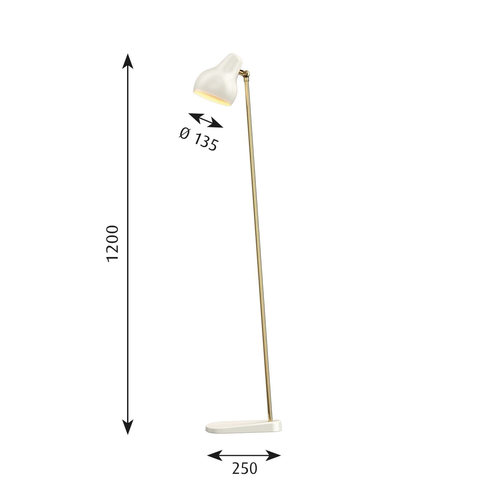 Louis Poulsen VL38 Floor Lamp - White