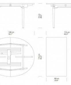 Carl Hansen - CH337 Dining Table