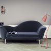 Gr‰shoppa floor lamps – vintage red_Grand piano sofa – 382 opus 33 colour taupe