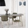 Haslev Symphony Dining Table; Laminate | Linoleum