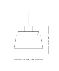 &Tradition JU1 Utzon Pendant 