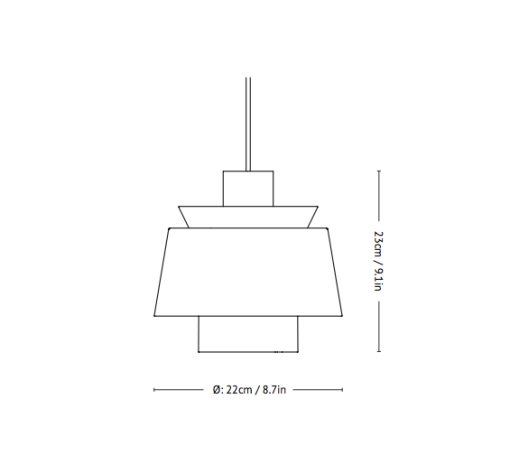 &Tradition JU1 Utzon Pendant