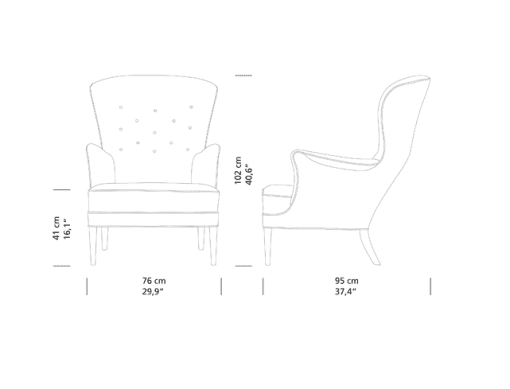 Carl Hansen FH419 Heritage Stuhl